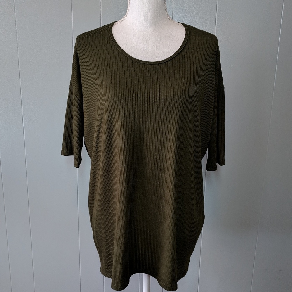 Agnes & Dora Dark Green Hi-Lo Tunic
